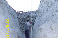 Bau der Ortskanalisation Baiern - Lengstein